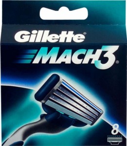 Náhradní břity do strojků Gillette Mach3 - 8 ks za fantastických 270 Kč.